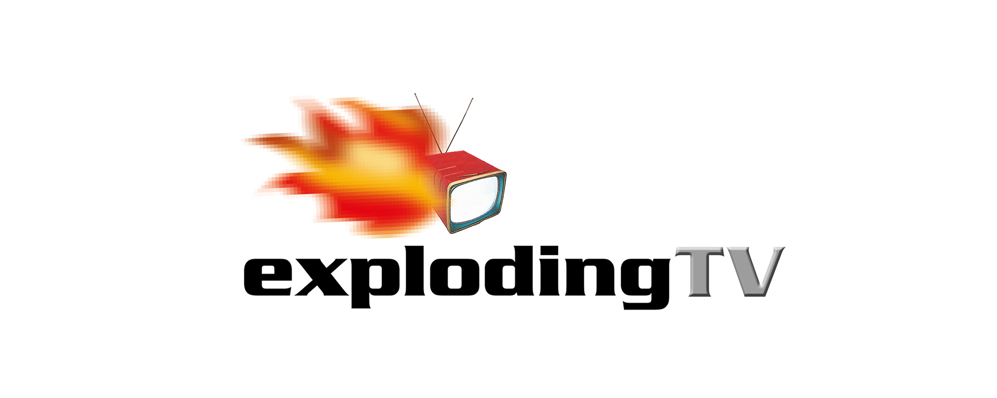 Exploding TV Logo