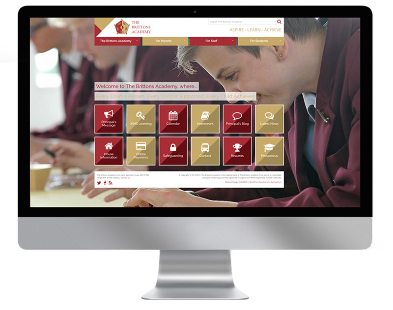 The Brittons Academy Website